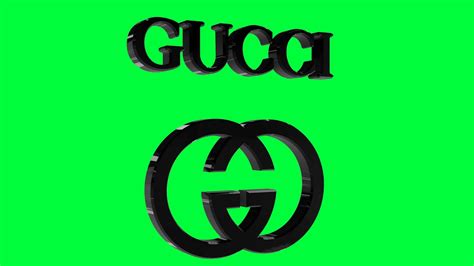 gucci green screen|Gucci Logo in Green Screen .